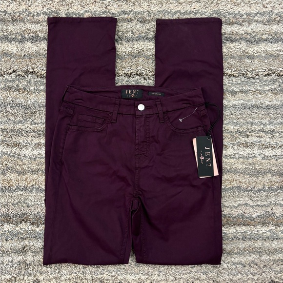 Jen 7/7 For All Mankind Slim Straight Leg Jeans Sz 4 NWT | 7 For All Mankind - - Picture 5 of 13